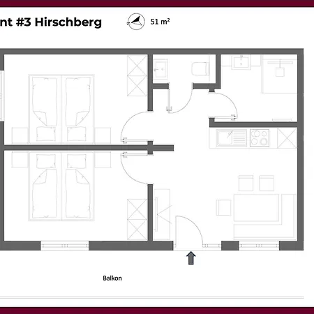 Appartement Hirschbach *